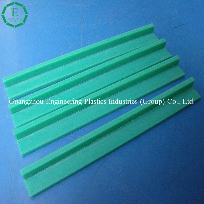 CNC Machining Sliding UHMWPE Conveyor Guide Rails