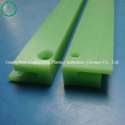 Good Self-Lubrication CNC Machining Plastics PE Guide Rail